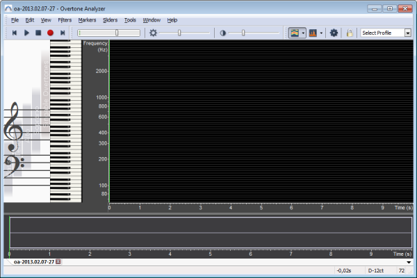 Program with Quickstart profile applied