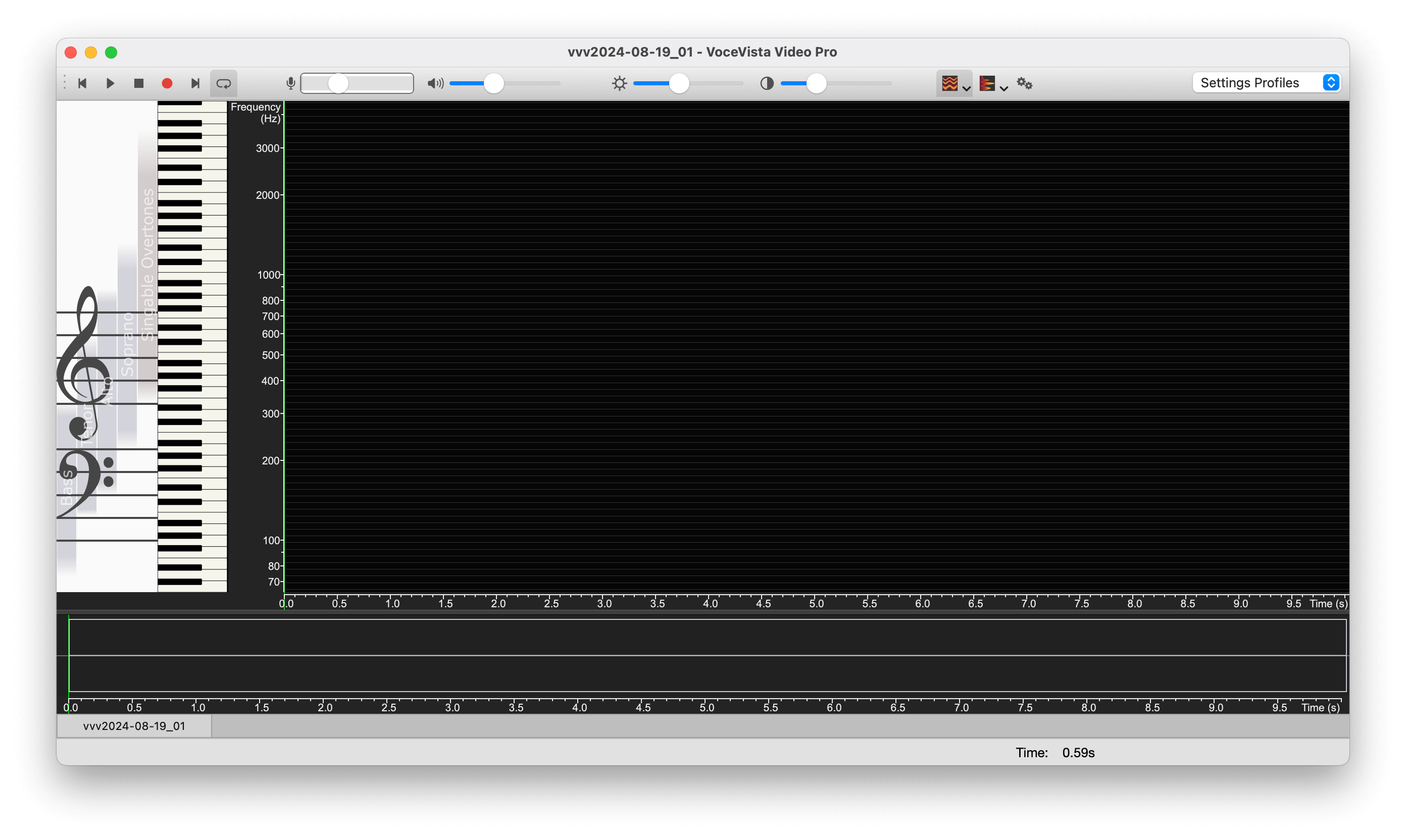 Program with Quickstart profile applied