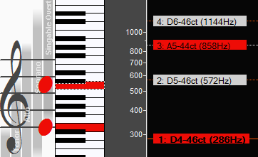 Playing selected tones